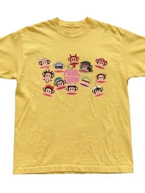 Gildan Yellow Paul Frank Graphic Short Sleeve Tee